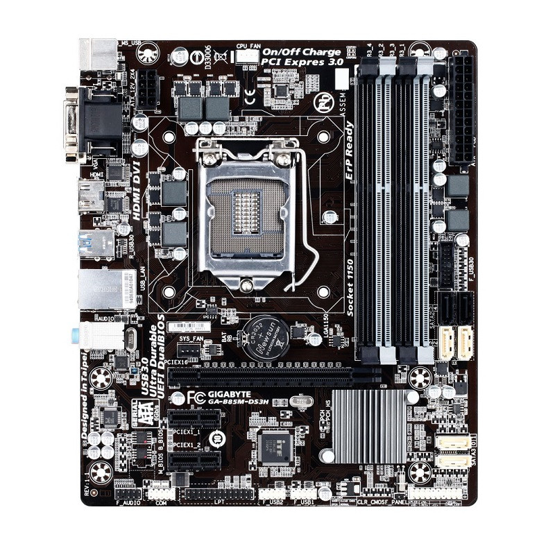 Main Giga B85M-DS3H 4 khe ram