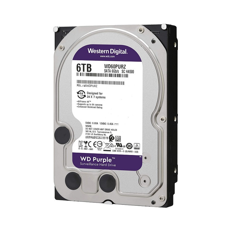 Ổ cứng HDD WD Purple 6TB chính hãng