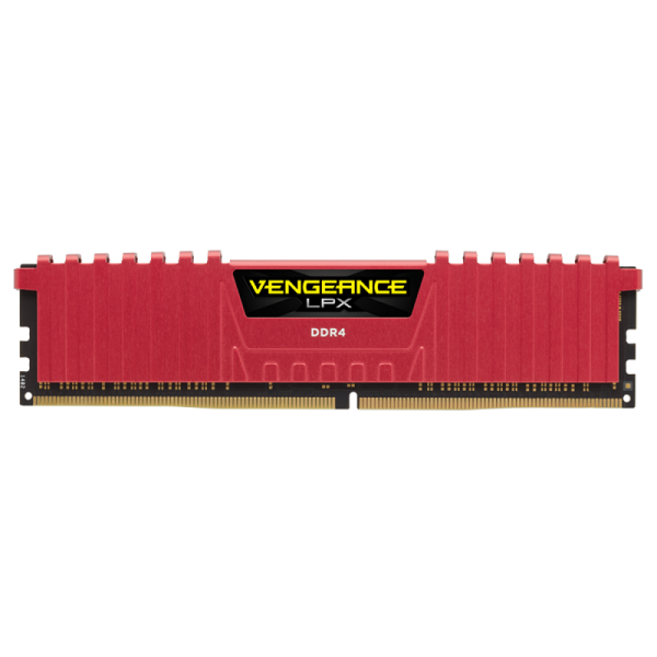 Ram Corsair LPX 8G bus 3200 kẹp tản đỏ