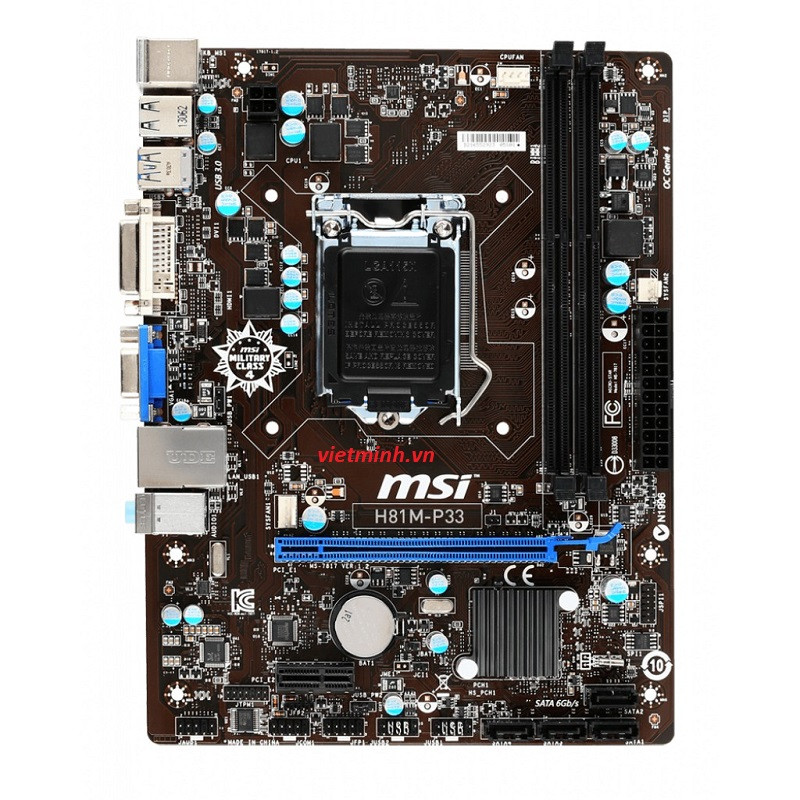 Main MSI H81M-P33 cũ