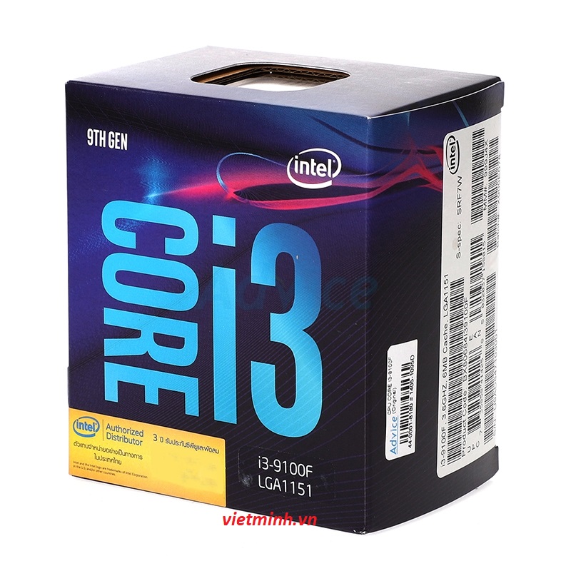 Chip Core i3 9100F socket 1151V2