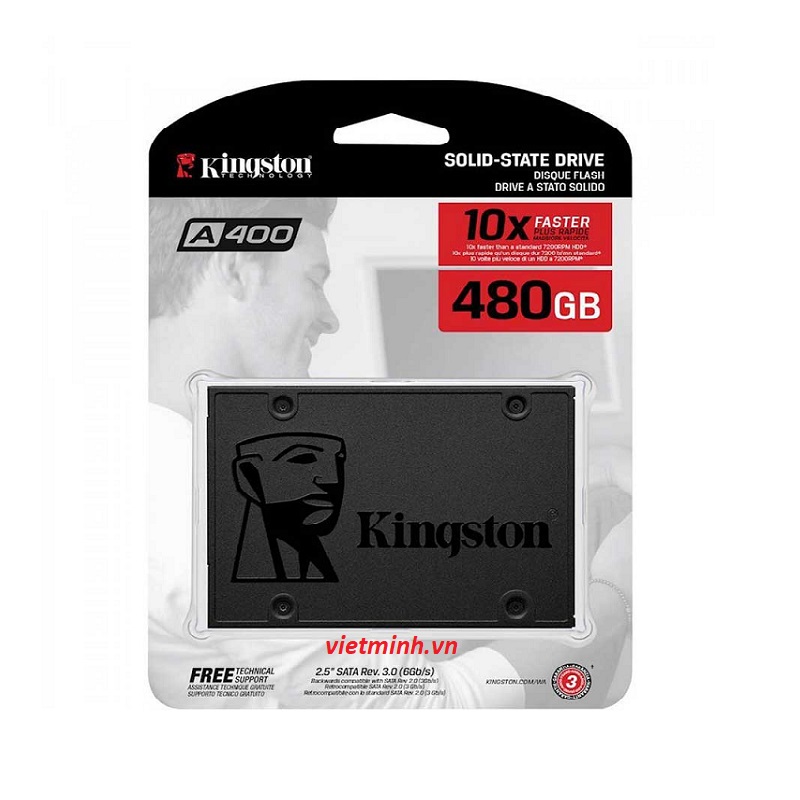 SSD Kingston 480GB SA400 còn BH dài
